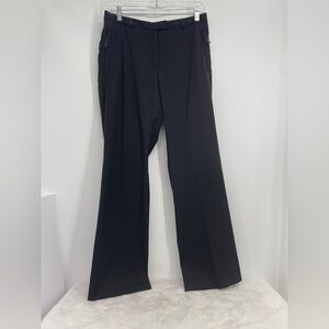 Neil Barrett Women’s Wool Blend Pants Made in Italy Career Casual Black Size 44